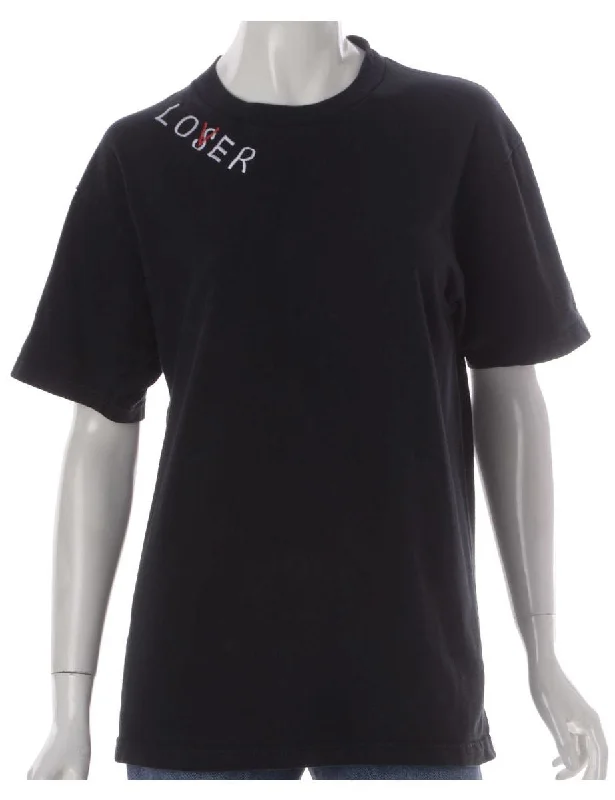 Label Roxanne Loser Love T-Shirt Ribbed T-Shirt High Neck Heavyweight