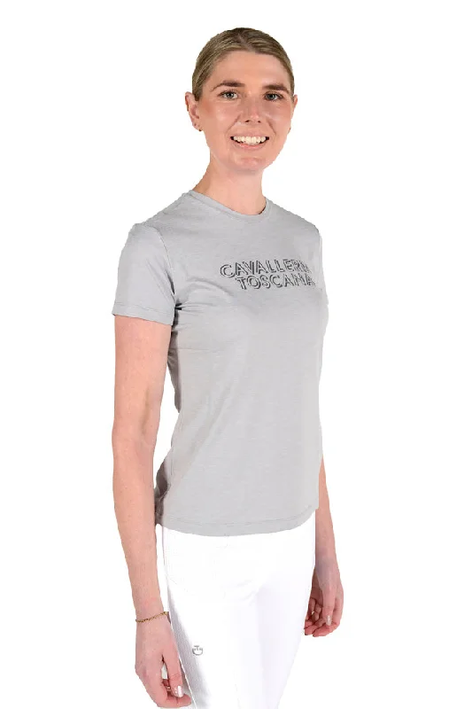 CT Jersey T-Shirt - Light Grey Satin Fabric Silk Fabric Chiffon Fabric