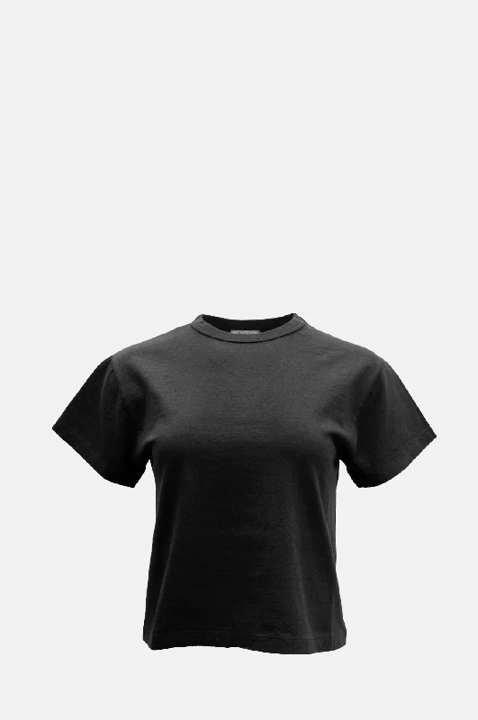 Hi'aka T-Shirt Anthracite Collared T-Shirt Boat Neck A-Line