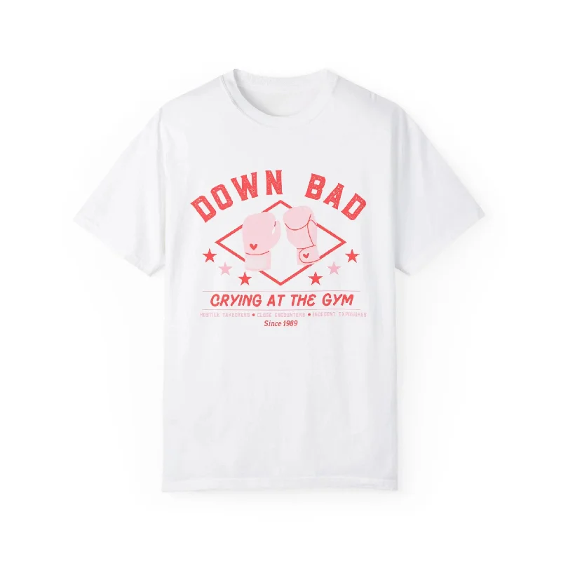 Down Bad Boxing Gloves Garment-Dyed T-shirt Lace Blend Ribbed Blend Corduroy Blend