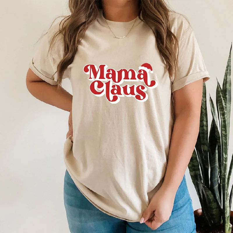 Mama Claus T-Shirt (MRK X) Oversized T-Shirt Spandex breathable