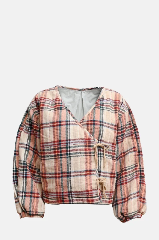 Denver Overshirt Check A Striped Floral Plaid