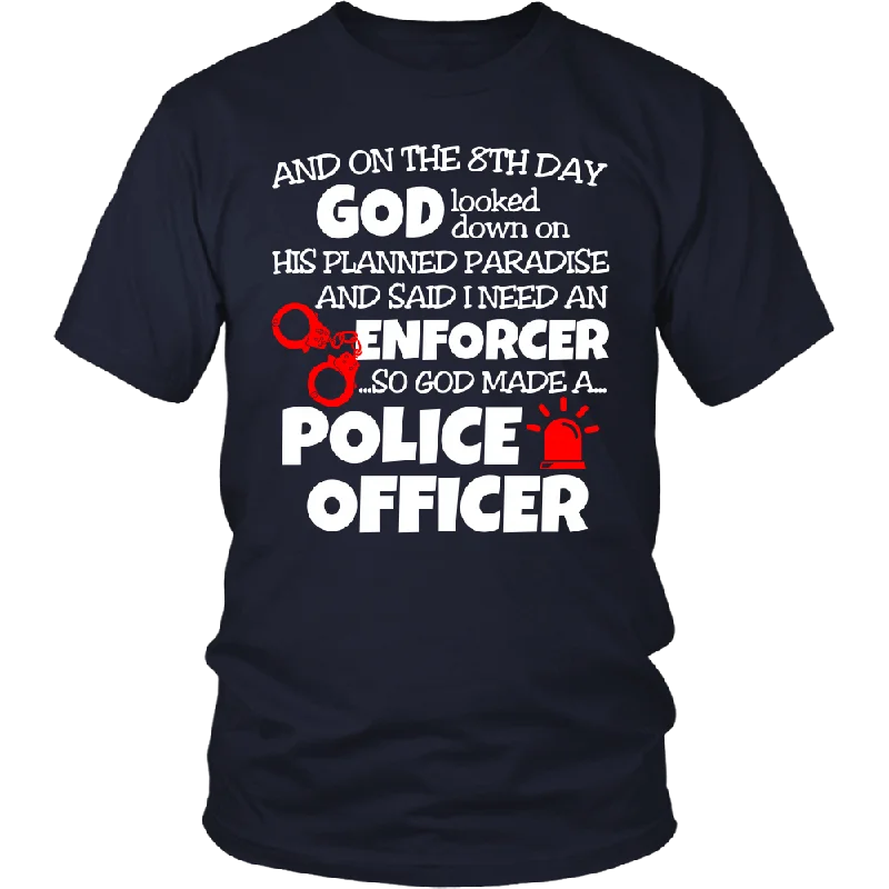 Police - And On The 8th Day Shirt Embroidered Appliqued Beaded