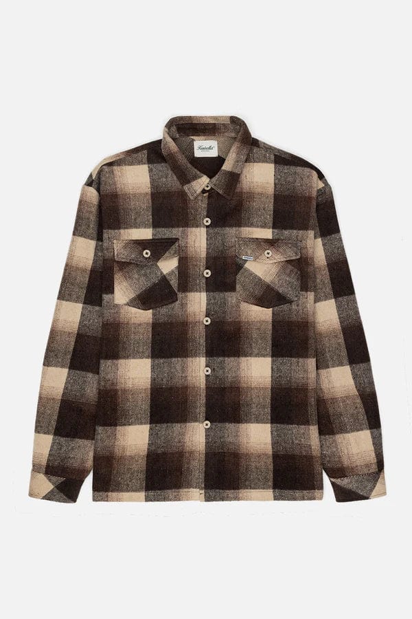 Flannel Overshirt Chenille Blend Fleece Blend Nylon Blend