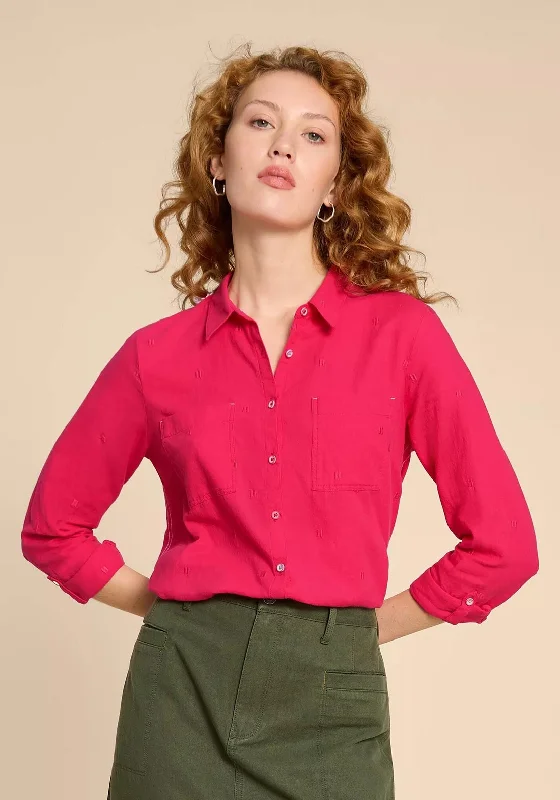 White Stuff Sophie Organic Cotton Shirt, Dark Pink Chenille Blend Fleece Blend Nylon Blend White Stuff Sophie Organic Cotton Shirt, Dark Pink Chenille Blend Fleece Blend Nylon Blend