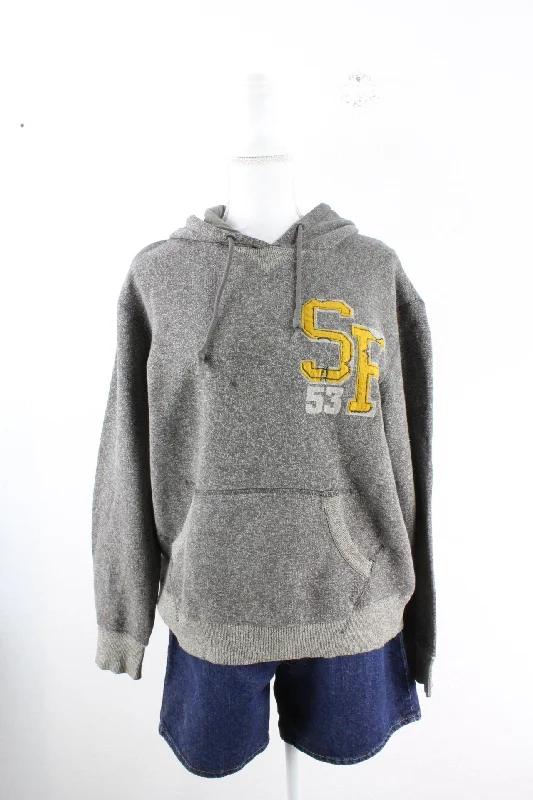 Vintage SF Hoodie (L) Hoodie with Pocket Utility Practical