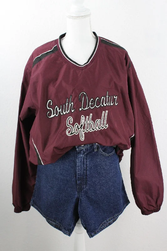 Vintage Holloway Softball Sweatshirt (XXL) Hoodie with Longline Fit Extended Stylish