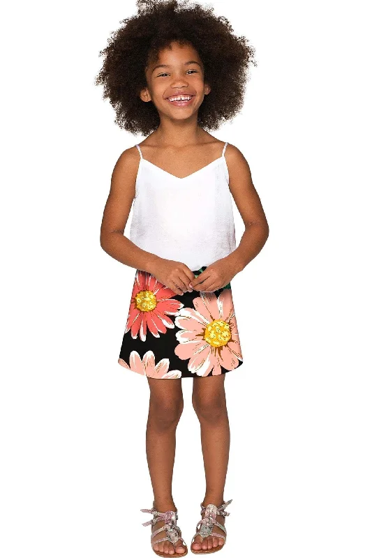 Pick Me Aria A-Line Skirt - Girls velvet skirt rich