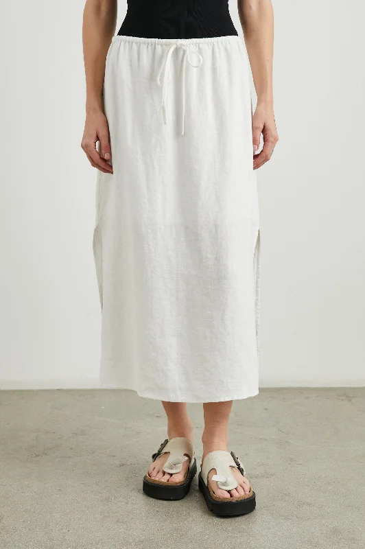 MONET SKIRT - WHITE seamless skirt comfort
