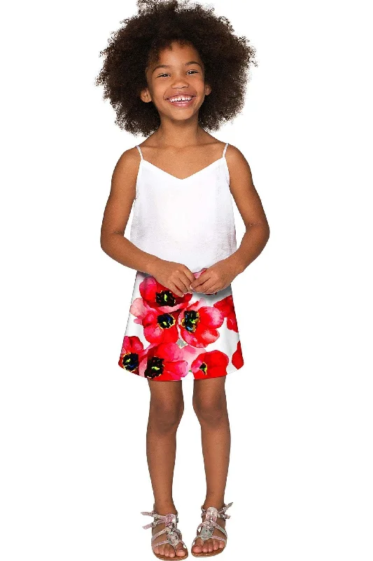 Tulip Salsa Aria A-Line Skirt - Girls velvet skirt luxurious