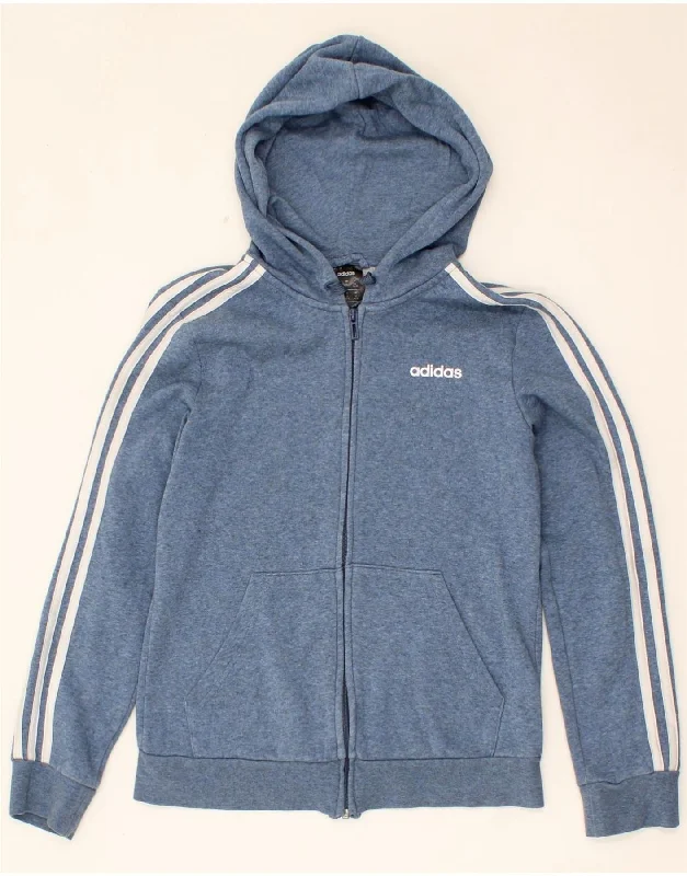 ADIDAS Womens Zip Hoodie Sweater UK 8/10 Small Blue Cotton Polka Dot Checkered Tartan ADIDAS Womens Zip Hoodie Sweater UK 8/10 Small Blue Cotton Polka Dot Checkered Tartan