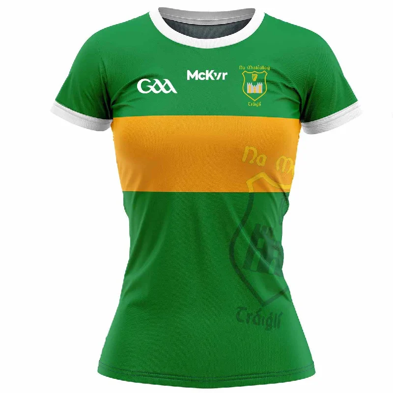 Mc Keever John Mitchels GAA Match Jersey - Womens - Green Premium Jersey Tee