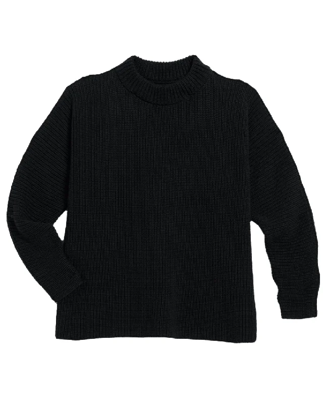 Black Montecito Sweater Wool Sweater Cotton Sweater Cashmere Sweater
