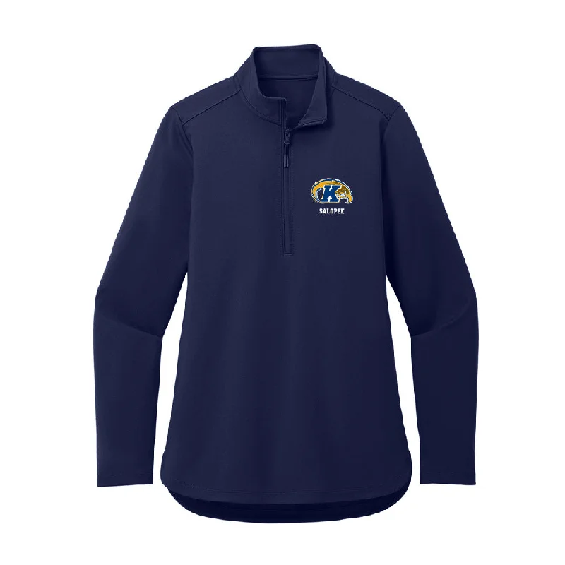 Kent State - NCAA Women's Soccer : Kelsey Salopek - Women's Premium Quarter Zip Jacket Notch Collar Jacket Peter Pan Collar Jacket Cowl Neck Jacket Kent State - NCAA Women's Soccer : Kelsey Salopek - Women's Premium Quarter Zip Jacket Notch Collar Jacket Peter Pan Collar Jacket Cowl Neck Jacket