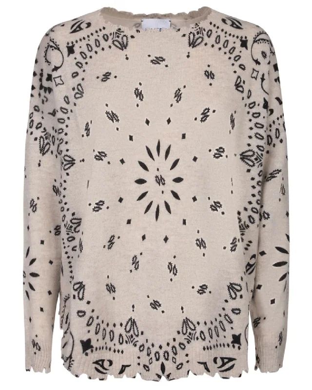 Avoine Mela Bandana Sweater Stretchy Elastic Breathable
