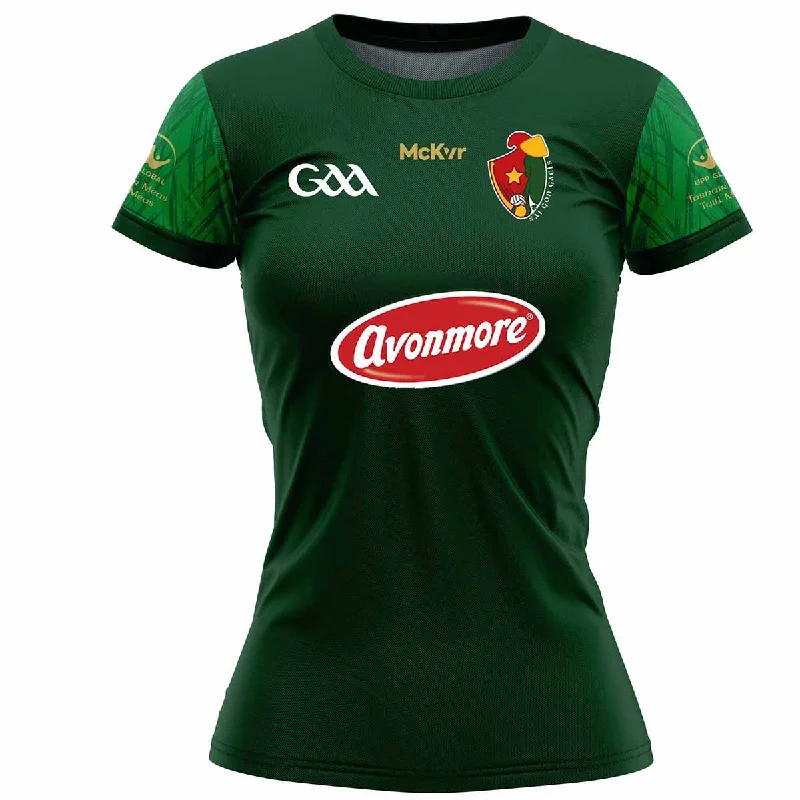 Mc Keever Saigon Gaels GAA Away Jersey - Womens - Green Long Sleeve Jersey Tee