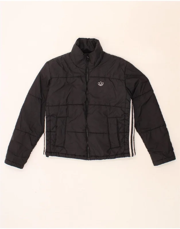ADIDAS Womens Padded Jacket UK 8 Small Black Polyester Mesh Jacket Canvas Jacket Denim Jacket ADIDAS Womens Padded Jacket UK 8 Small Black Polyester Mesh Jacket Canvas Jacket Denim Jacket