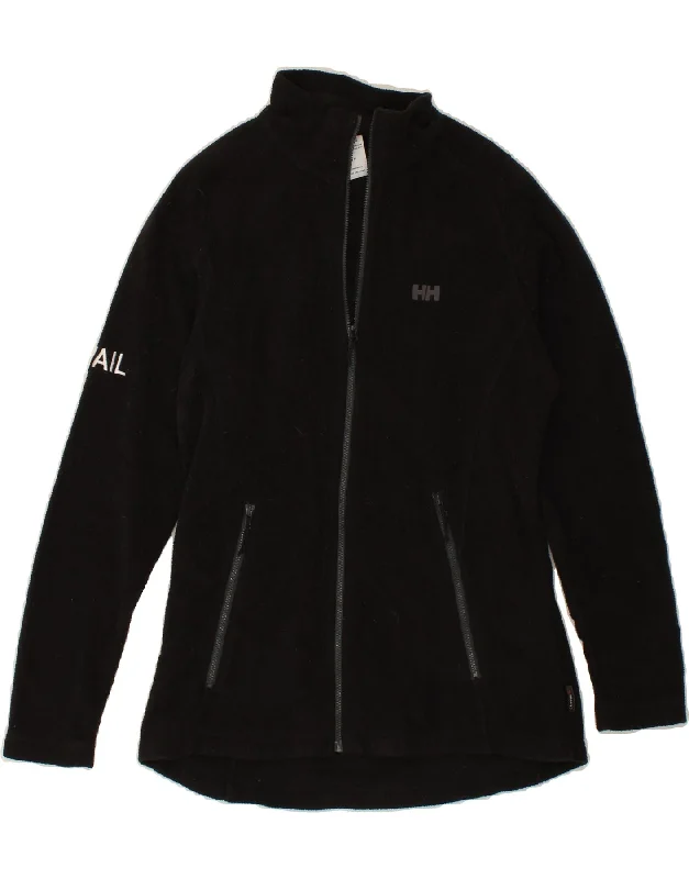 HELLY HANSEN Womens Fleece Jacket UK 10 Small Black Polyester Embroidered Jacket Appliqued Jacket Beaded Jacket HELLY HANSEN Womens Fleece Jacket UK 10 Small Black Polyester Embroidered Jacket Appliqued Jacket Beaded Jacket