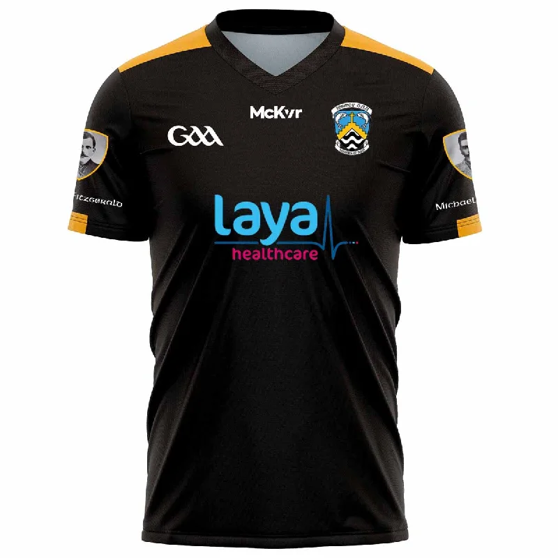Mc Keever Fermoy GAA Michael Fitzgerald Jersey - Adult - Black Player Fit Geometric Jersey Top Mc Keever Fermoy GAA Michael Fitzgerald Jersey - Adult - Black Player Fit Geometric Jersey Top
