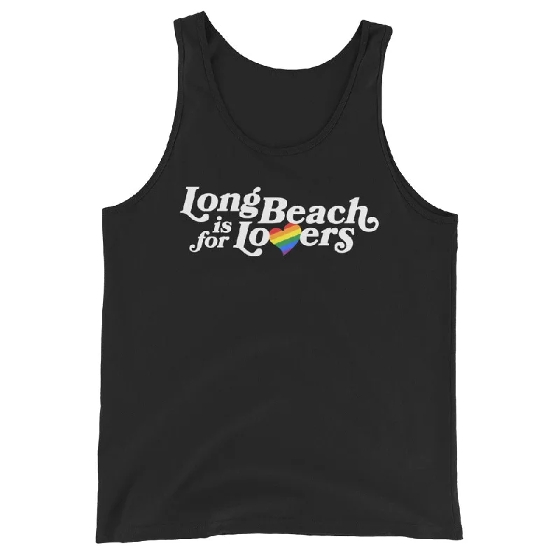 LB is for Lovers | Pride Black Tank seamless tank top