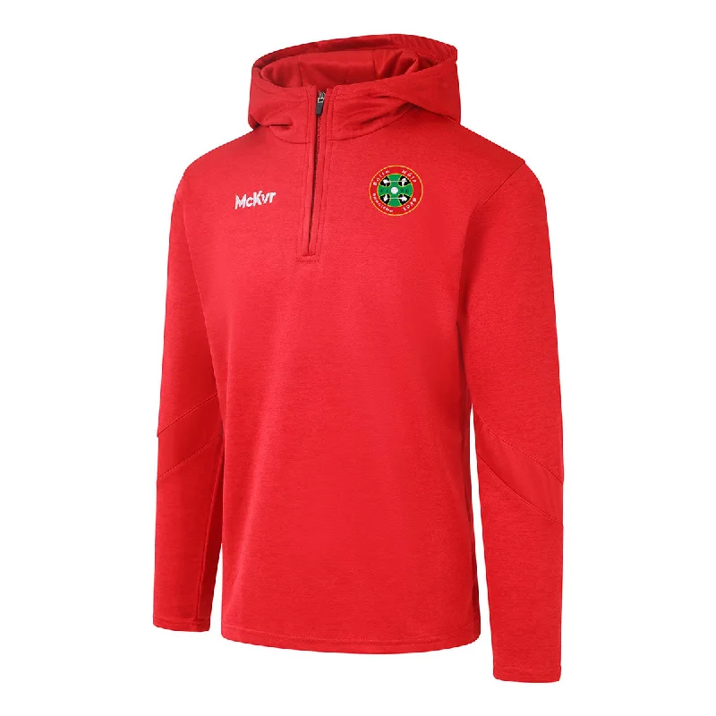 Mc Keever Newcestown GAA Core 22 1/4 Zip Hoodie - Adult - Red Hoodie with Ribbed Hem Stretchable Secure Mc Keever Newcestown GAA Core 22 1/4 Zip Hoodie - Adult - Red Hoodie with Ribbed Hem Stretchable Secure