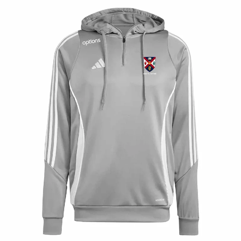 adidas Club Queens Rowing Tiro 24 Training Hoodie - Adult - Grey Hoodie with V-Neck Classic Versatile adidas Club Queens Rowing Tiro 24 Training Hoodie - Adult - Grey Hoodie with V-Neck Classic Versatile