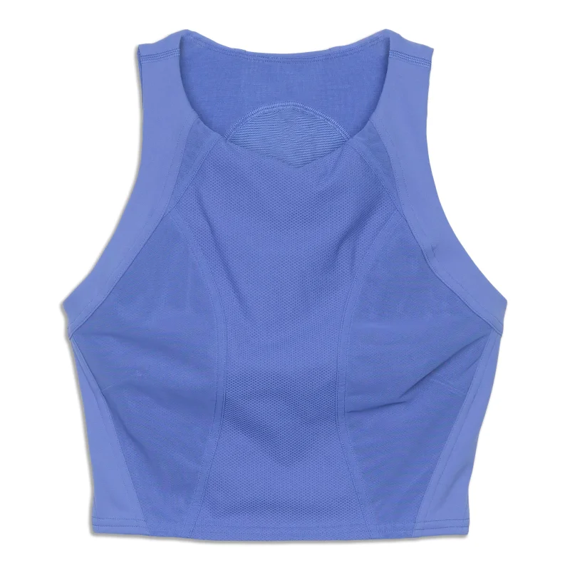 Panelled Training Shelf Tank Top - Resale sage tank top