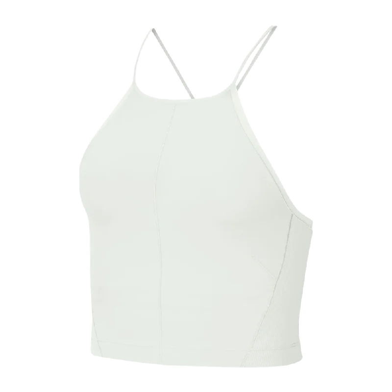 Nike Yoga Women's Infinalon Cropped Tank one shoulder tank