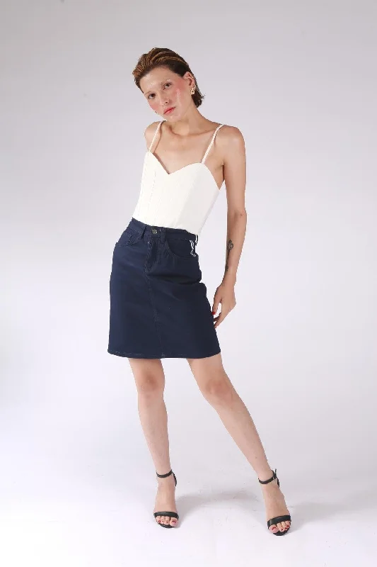 Grosgrain Detailed Skirt summer skirt style