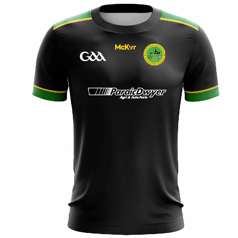 Mc Keever St Gabriels GAA Playing Jersey - Adult - Black Bronze Jersey Tee