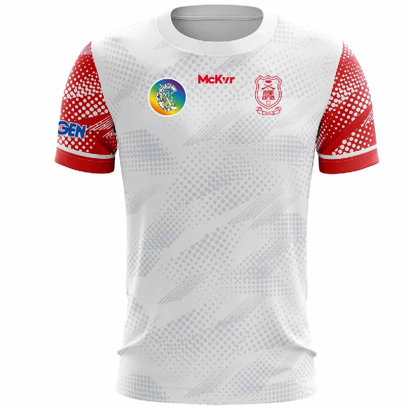 Mc Keever Cuala Camogie Training Jersey - Womens - White Lavender Jersey Tee