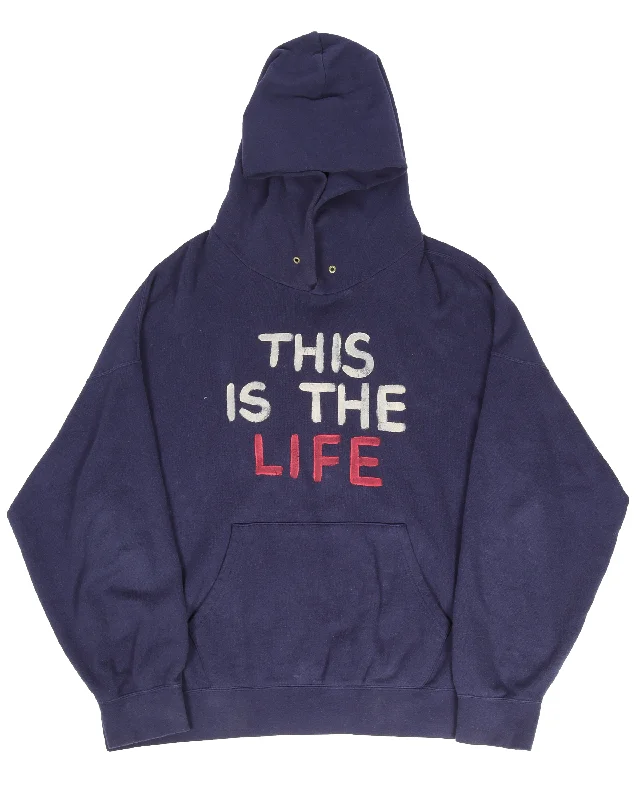 "This Is The Life" Hoodie Hoodie with Full-Zip Functional Layering