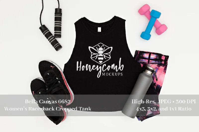 Workout Mockup, Bella Canvas 6682 Black Tank Top Mockup, Women's Racerback Cropped Tank, Fitness Mockup, Sports Mockup ribbed tank top Workout Mockup, Bella Canvas 6682 Black Tank Top Mockup, Women's Racerback Cropped Tank, Fitness Mockup, Sports Mockup ribbed tank top