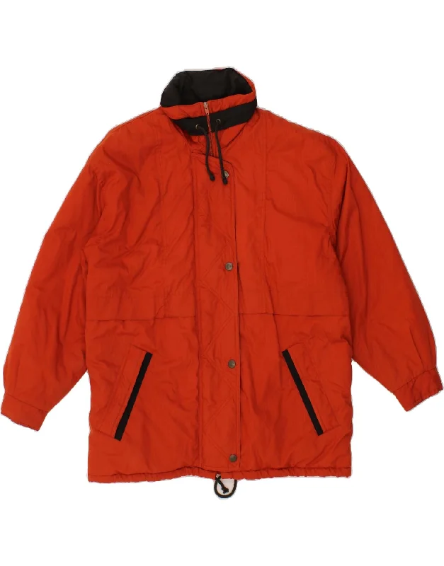 VINTAGE Womens Windbreaker Jacket EU 42 Large Red Polyester Satin Jacket Silk Jacket Chiffon Jacket VINTAGE Womens Windbreaker Jacket EU 42 Large Red Polyester Satin Jacket Silk Jacket Chiffon Jacket