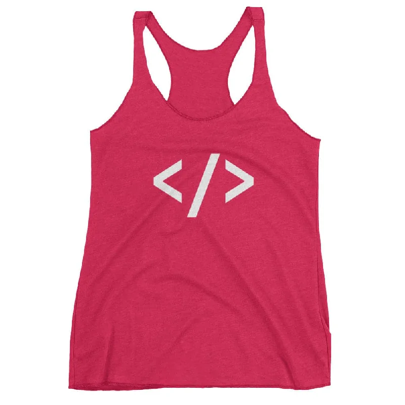 Autonomous Pink - racerback tank for women developers basic tank top