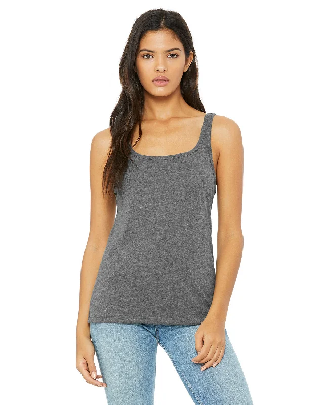 Bella + Canvas 6488 Ladies' Relaxed Jersey Tank striped tank top