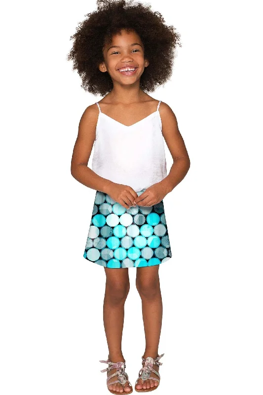 Magic Bubbles Aria A-Line Skirt - Girls wool skirt warm