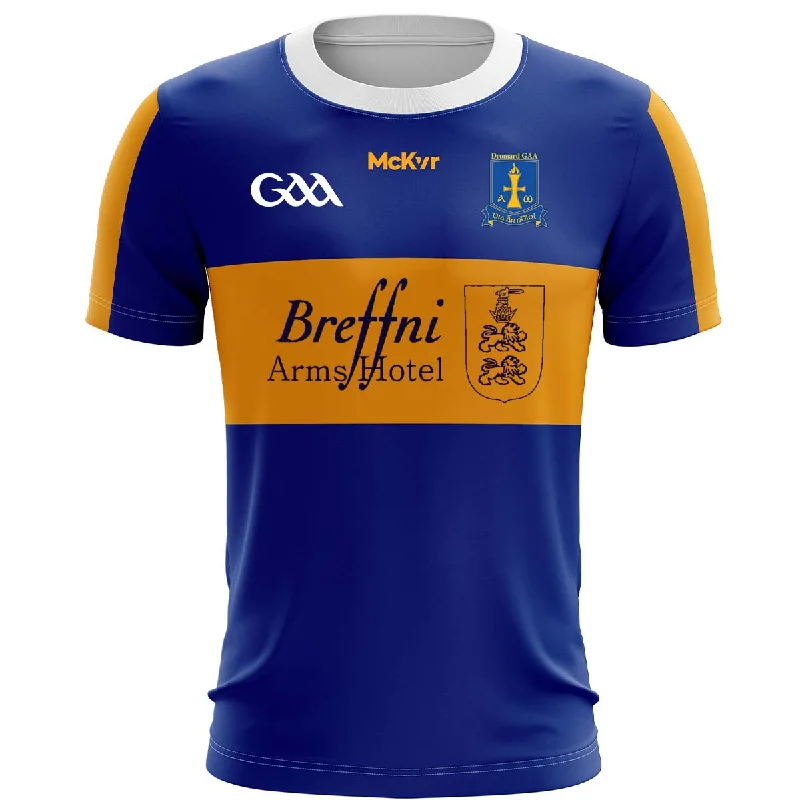 Mc Keever Dromard GAA Home Jersey - Adult - Royal Organic Jersey Tee