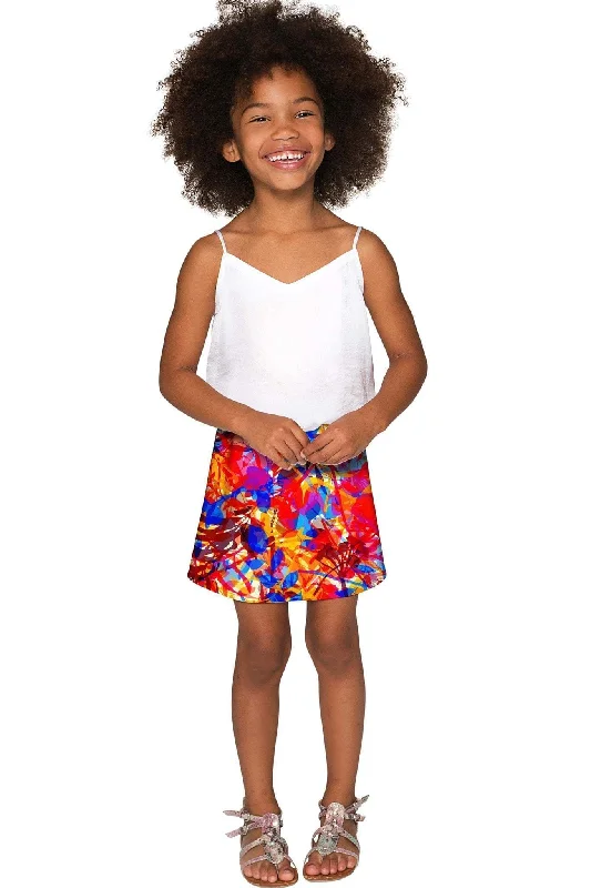 Summer Dizziness Aria A-Line Skirt - Girls cashmere skirt plush