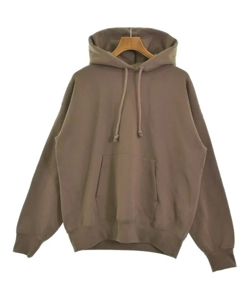 AURALEE Hoodies Hoodie with Button Placket Classic Preppy