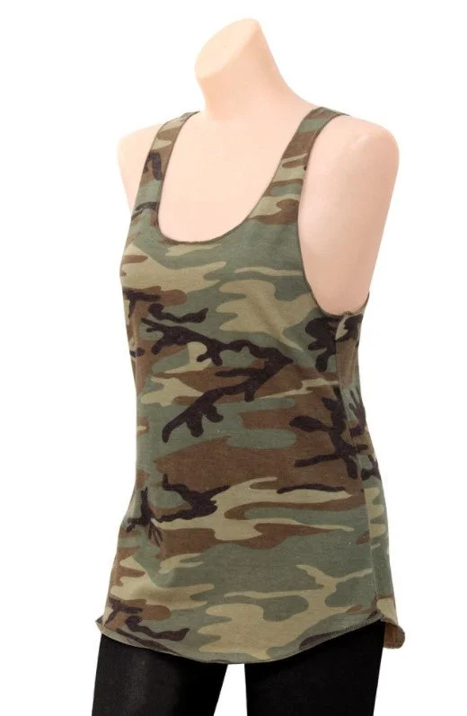 Rothco Womens Camo Racerback Tank Top - Size 2XL lace tank top