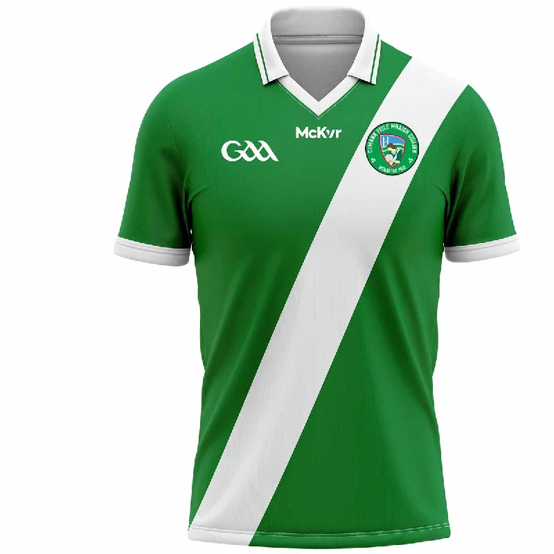 Mc Keever Moycullen GAA Home Jersey - Womens - Green Lightweight Jersey Top