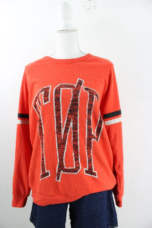 Vintage Top Official Sweatshirt (L) Hoodie with Set-In Sleeves Structured Classic