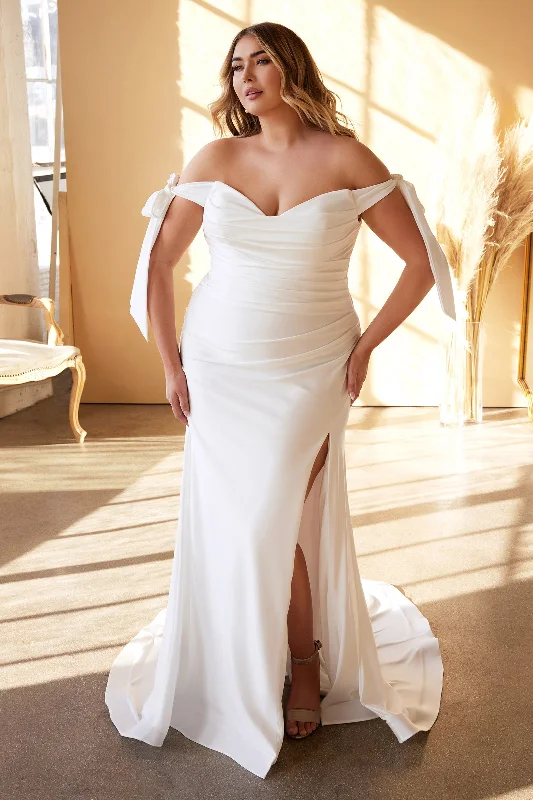 Cinderella Divine Bridal Dress: Enchanting Silhouette, Luxe Satin, and Dramatic Pleats sweetheart Neckline Romantic