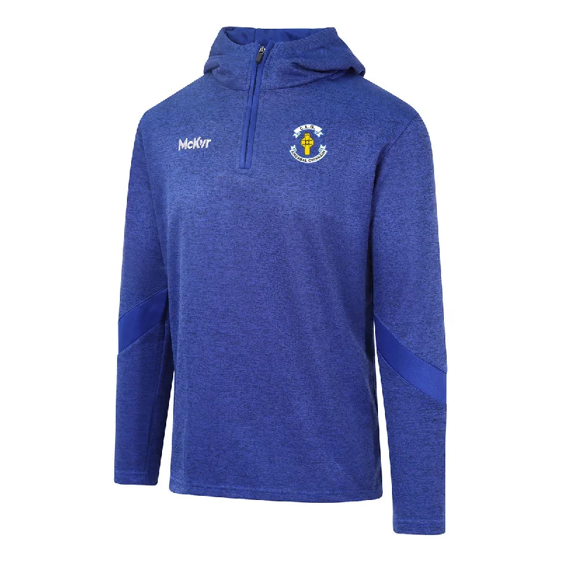 Mc Keever Errigal Ciaran Core 22 1/4 Zip Hoodie - Adult - Royal Hoodie with Contrast Stitching Detailed Premium