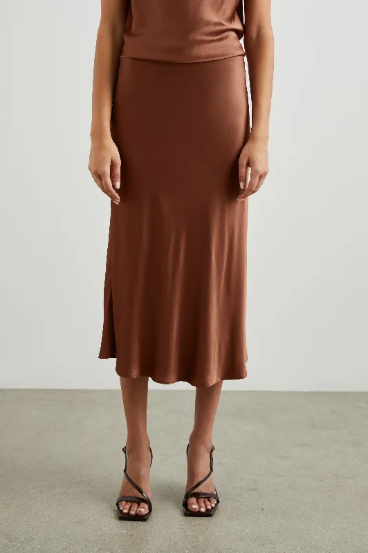 ANYA SKIRT - CEDAR ruffled skirt detail