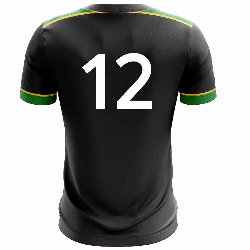 Mc Keever St Gabriels GAA Numbered Playing Jersey - Womens - Black Glamorous Jersey Tee