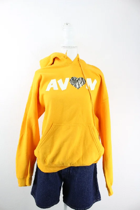 Vintage AVON Hoodie (M) Hoodie with Belted Waist Structured Tailored