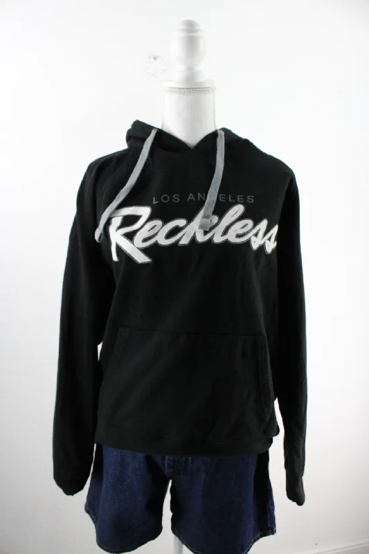 Vintage Rekless LA Hoodie (XL) Graphic Hoodie Design Print