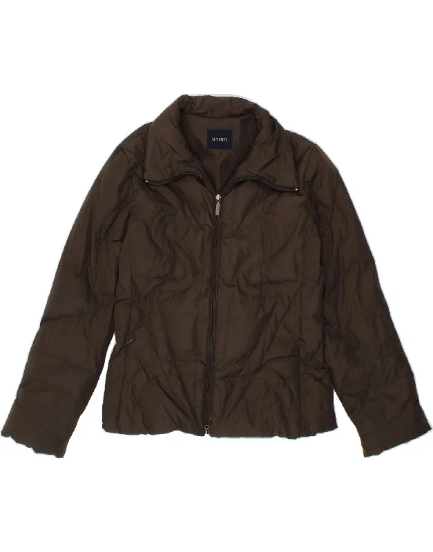 SEVENTY Womens Padded Jacket UK 14 Large Brown Rayon Jacket Velvet Jacket Corduroy Jacket SEVENTY Womens Padded Jacket UK 14 Large Brown Rayon Jacket Velvet Jacket Corduroy Jacket